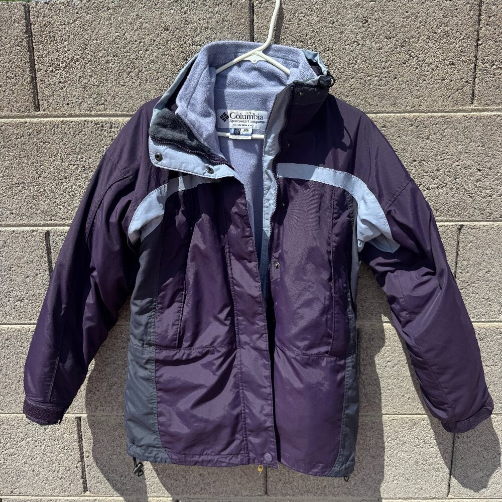 Columbia Core Women's Interchange Ski/Snowboard Jacket Purple Size Medium